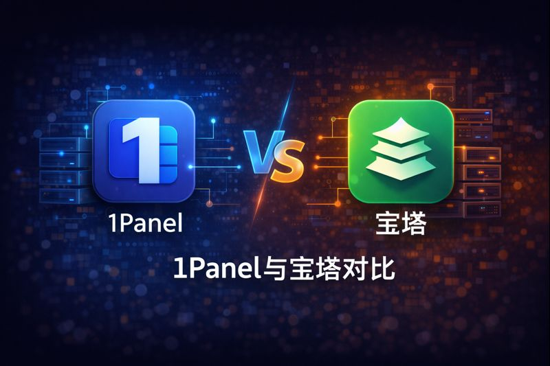 当 1Panel 对比宝塔，新老面板谁更值得选择？